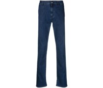 Halbhohe Slim-Fit-Jeans