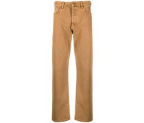 wide-leg organic cotton jeans