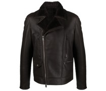 Lederjacke mit Taschen