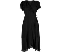 ruffle-detailing side-tie dress