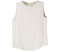 Tanktop mit unbearbeitetem Saum