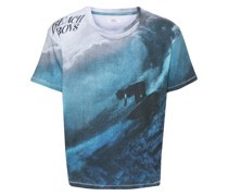 T-Shirt mit Surfer-Print