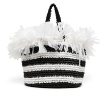 Gestreifte Strandtasche