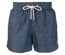 Badeshorts mit Smiley-Gesicht