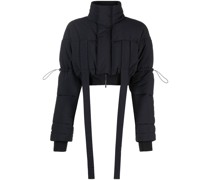 Gefütterte Cropped-Jacke