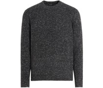Melierter Strickpullover