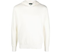 Fein gestrickter Hoodie