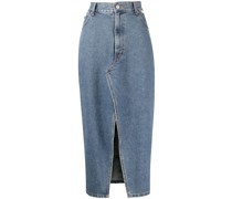 Jeansrock mit Schlitz