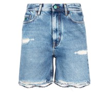 Distressed-Jeansshorts