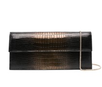 Ava Clutch mit Kroko-Effekt