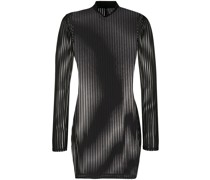 Gestreiftes Strickkleid