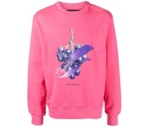 Sweatshirt mit Trauben-Print
