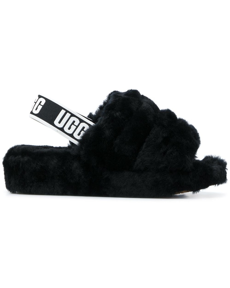 white ugg sandals