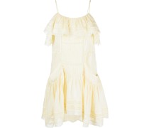 ruffle-detail sleeveless dress
