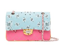 Schultertasche in Colour-Block-Optik