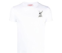T-Shirt mit Hasen-Print
