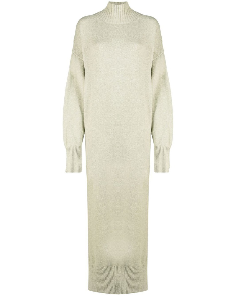 AERON Damen Langärmeliges Strickkleid