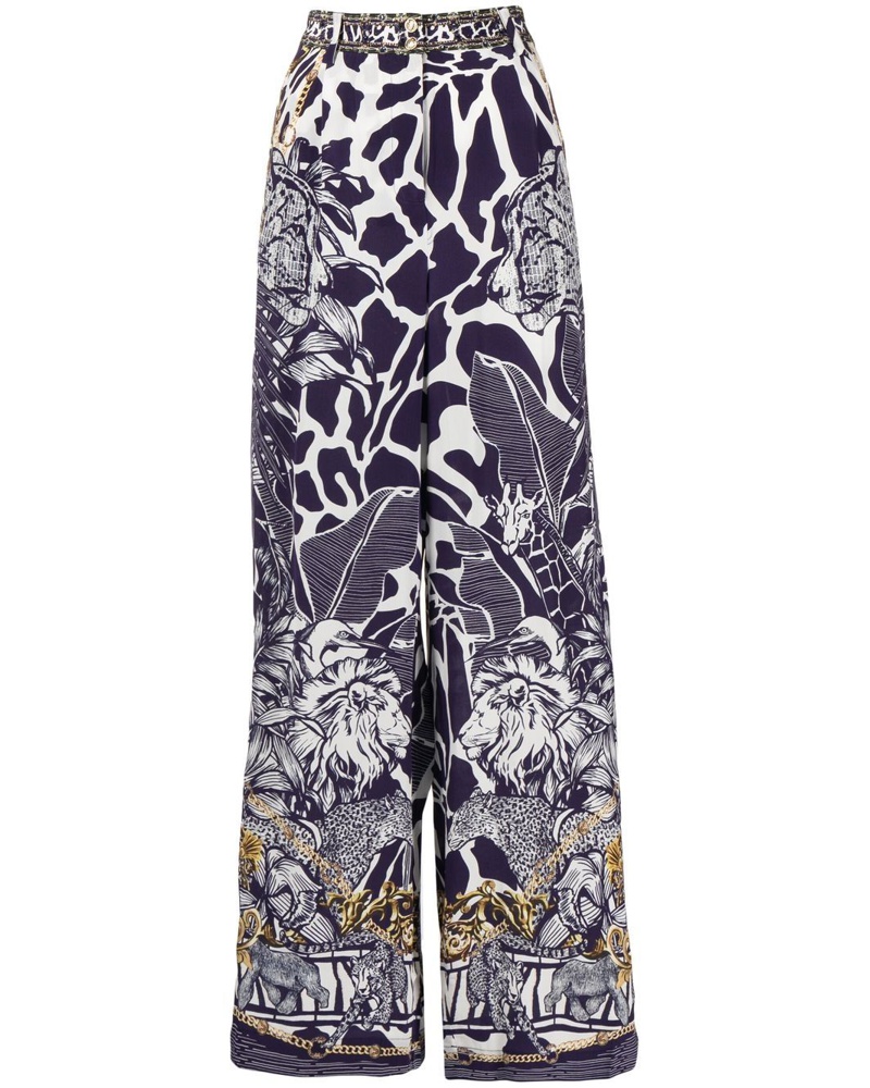 Camilla Damen Weite Hose mit grafischem Print