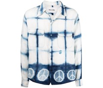 STORY mfg. Hemd mit Batikmuster