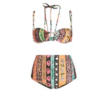 Bikini mit Blumen-Print