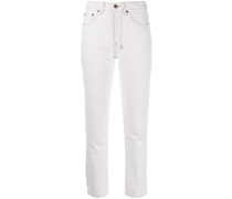 Halbhohe Slim-Fit-Jeans