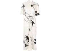 Kleid mit Vogel-Print