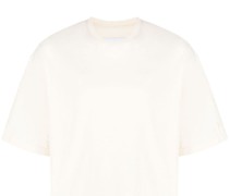 T-Shirt mit Logo-Stickerei