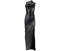 Svita Maxikleid im Metallic-Look