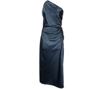 Asymmetrische Seidenrobe