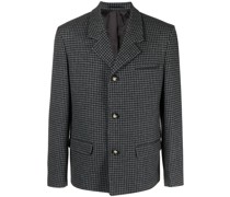 Blazer mit Hahnentrittmuster