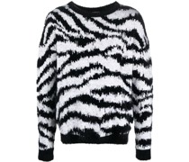 Pullover mit Zebramuster