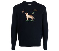 Bestickter Heron Country Dog Pullover