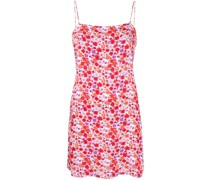 Minikleid mit Blumen-Print