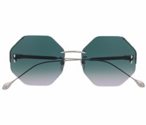 Sonnenbrille mit geometrischem Gestell