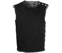 Ausgefranstes Jeans-Trägershirt