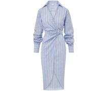 Afton stripe-pattern dress