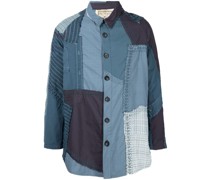 Miles panelled shirt jacket