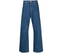 Halbhohe Jeans mit lockerem Schnitt