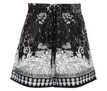 Shorts mit Watercolour Couture-Print