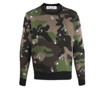 Pullover mit Camouflage-Print