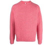 Gerippter Strickpullover