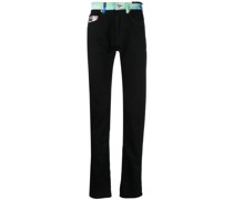 Jeans mit Weltall-Print