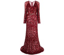 Abendkleid mit Pailletten