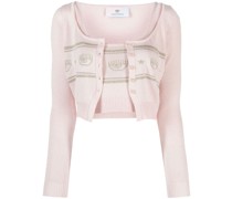 Set aus zwei Intarsien-Cardigans