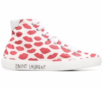 Classic Court Sneakers mit Lippen-Print