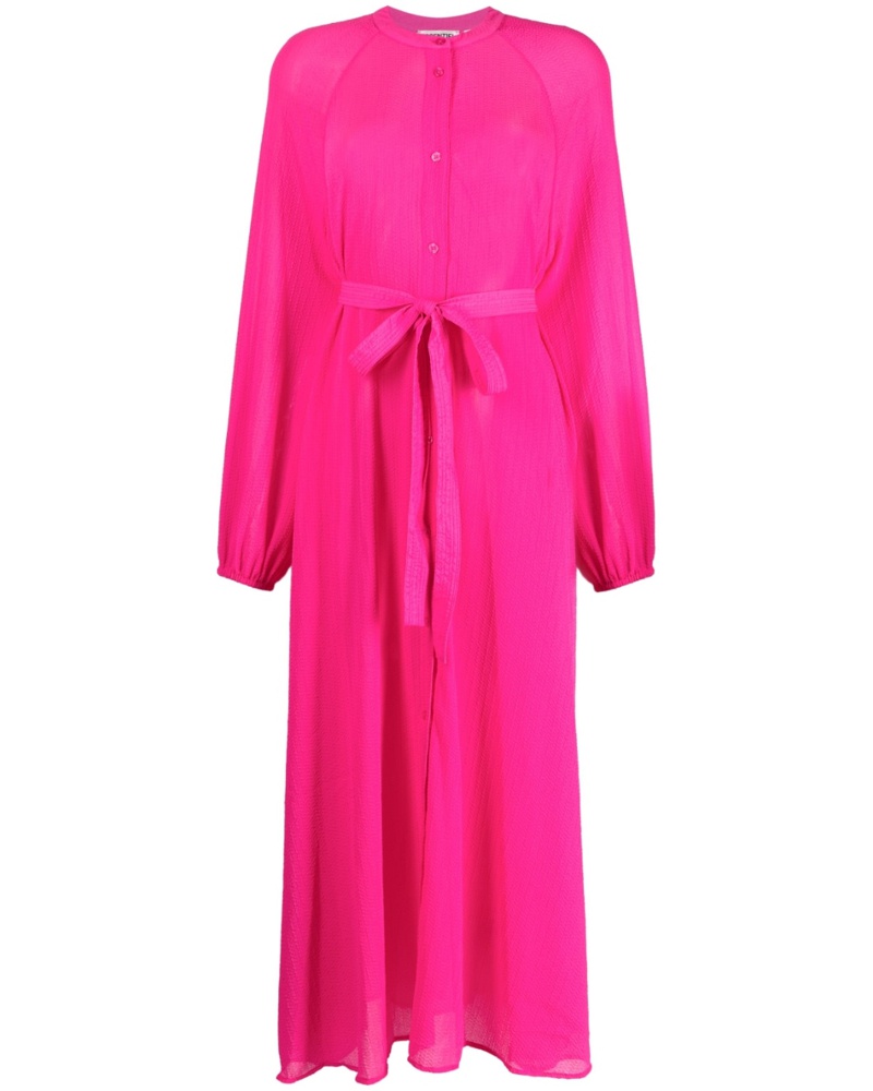 Essentiel Damen Transparentes Hemdkleid