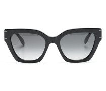 Zweifarbige Cat-Eye-Sonnenbrille
