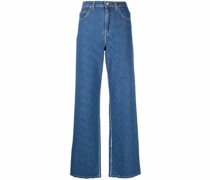 Jeans mit weitem Bein