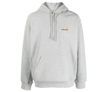 Hoodie mit aufgesticktem Logo