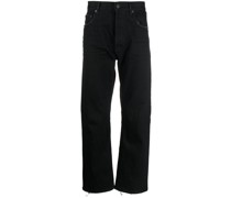 Ausgefranste Slim-Fit-Jeans